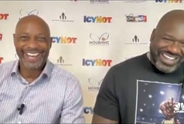 Shaq and Alonzo Mourning on the pickleball craze