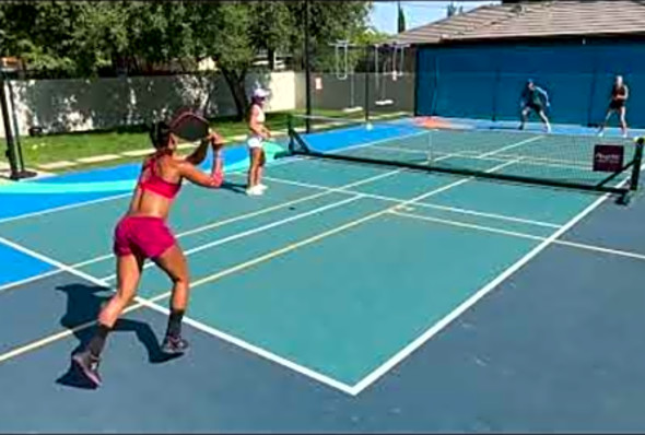 &quot;Space Buns&quot; &amp; &quot;Mach 10&quot; VS &quot;Lobster&quot; &amp; &quot;ray-rett&quot; Pro Rec Piccadilly Pickleball 7/5/23