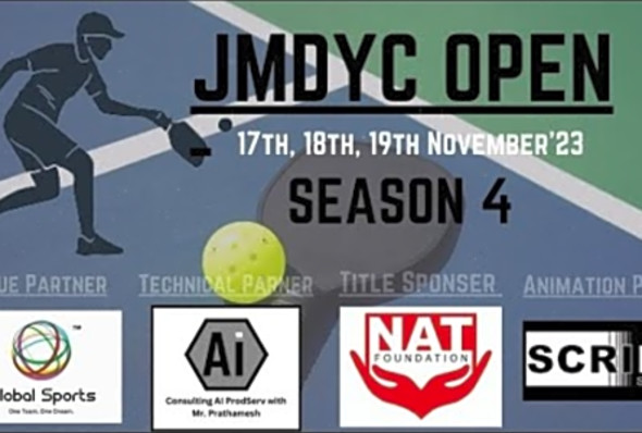 NAT FOUNDAION JMDYC SEASON 4 OPEN PICKLEBALL TOURNAMENT - STELLER