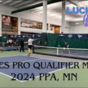 Singles Pro qualifier match Minnesota PPA