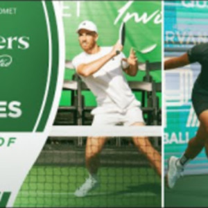 Federico Staksrud v Pesa Teoni at the Zimmer Biomet Masters