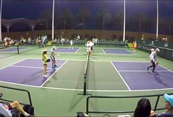 2018 Pickleball Nationals at Indian Wells MXD 3.5 50 Finals 15a