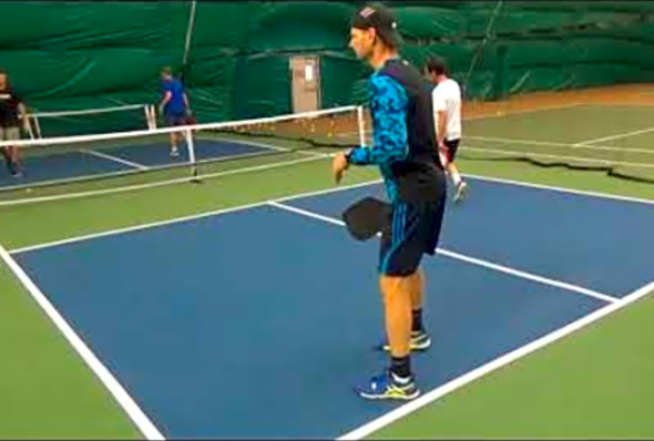 St Louis Advanced Pickleball Play Chapin Miller vs Dannegged Howard
