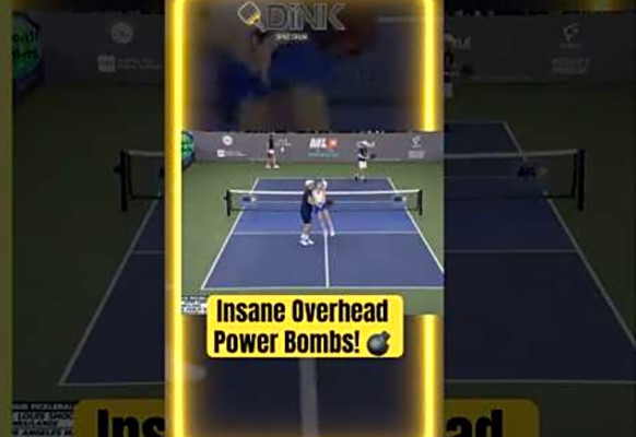 Triple Overhead Slams to Victory! - Trending Now #pickleball #pickleballskills