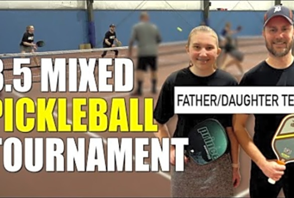 Father-Daughter Team Does First 3.5 Pickleball Tournament Together