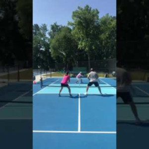 Married Pickleball Volleys, dinks, good rally! #pickleball #volley #dink...