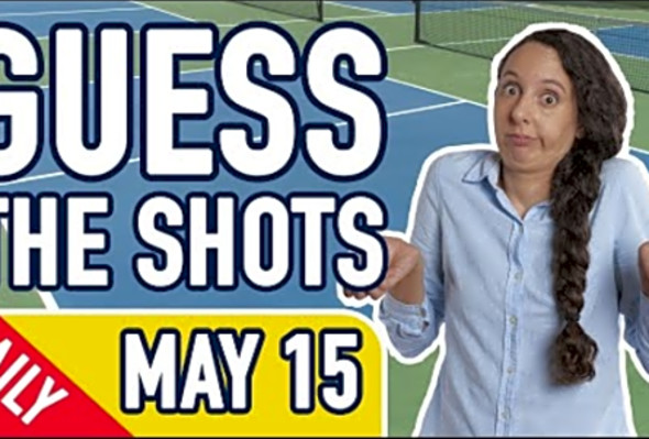 Can You GUESS the Pickleball SHOTS? Daily Brain Teaser Quiz: 5/15/2023