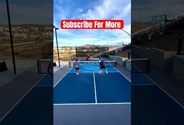 Right Shoulder Attack! #pickleball #pickleballhighlights #ppa