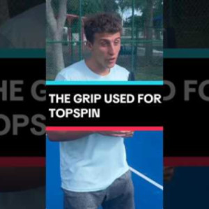 The CORRECT grip for topspin (most common mistake) #pickleball #pickleba...