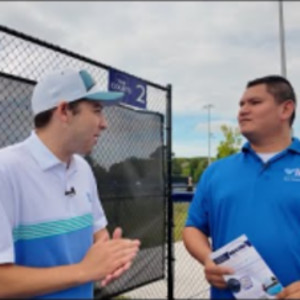 James Practices For A Pickleball Tournament Hosted By Love Inc.