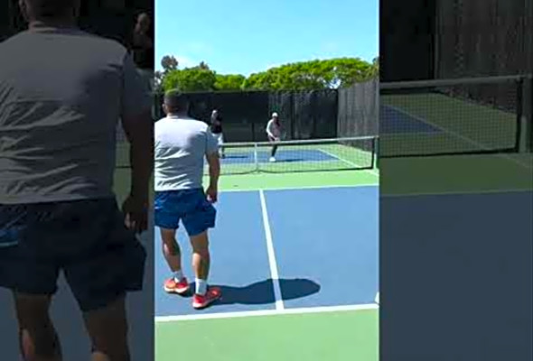 Intense Pickleball Doubles: Net Dinks &amp; Close Calls You Won&#039;t Believe!