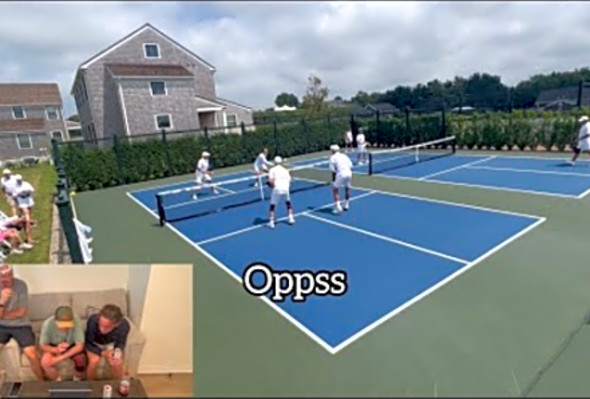 3 Idiots Commentate a 5.0 Pickleball Game