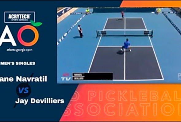 Jay Devilliers Vs. Zane Navratil - PPA Atlanta Open Men&#039;s Singles Bronze Medal Match