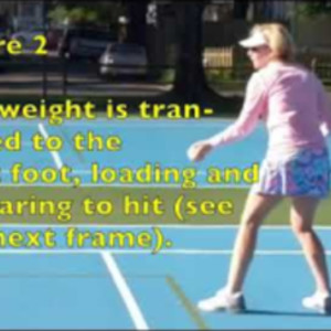 Pickleball Topspin Serve, by Ann Carney