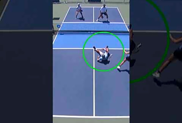 Was that fair? #pickleball #shorts