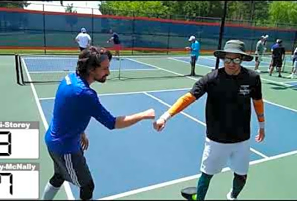 2021 Virginia Pickleball Classic Tournament Men&#039;s Doubles 5.0 19 Morelli-Storey vs. McNally-McNally