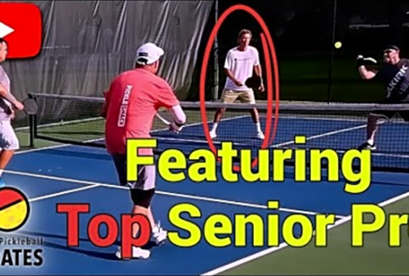 Mens 5.0 pickleball Winter Garden With Top Senior Pro