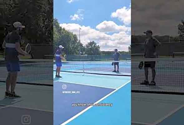 Recover to ready position like a pro! #pickleball #pickleballcoach #ppa #reels