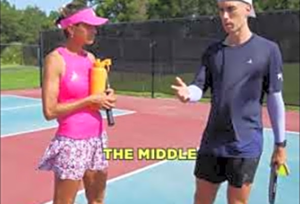 Pickleball #Shorts - Hardest Thing about Playing with Simone - Part 02