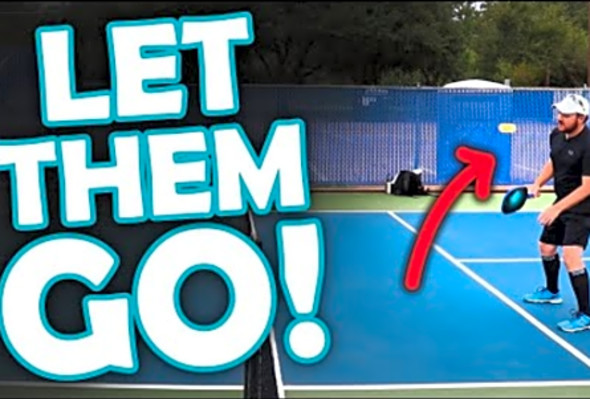 Do THIS to let balls go OUT in pickleball!