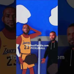 Lebron James and Jamie Foxx with The Best Paddle in pickleball! Video by...