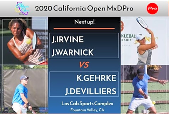 2020 California Open MxDPro TIEBREAKER SEMI J.Irvine/J.Warnick v K.Gehrke/J.Devilliers