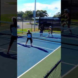Intense 3.5 mixed doubles point #pickleballhighlights #pickleballdoubles...