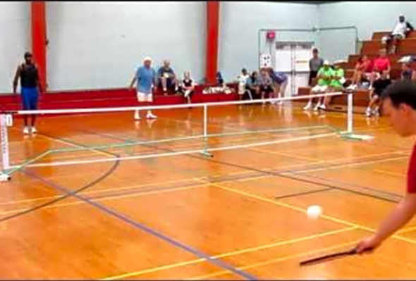 1 of 2 mens doubles Real Dill Pickleball- Massaquoi &amp; Lazarine vs. Worrell &amp; Alvarez