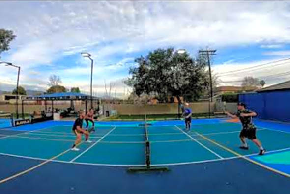 Bad Pickleball High Level Rec 5.0 Jessie Irvine Wes Burrows Scott Crandall Matt Manasse