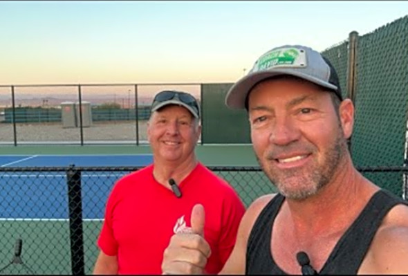 Drive and Flick Defense Lesson w Todd Cherlund and Coach David Pickleball