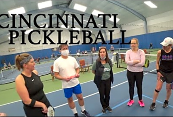 Cincinnati Pickleball&#039;s spring tournament, played at Five Seasons, in Norther Kentucky.
