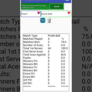 new version #Android #app for scoring #racquet ball #games #squash #tenn...