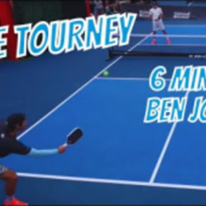 6 Min PickleBall Pro Player Warm Up Drills - Ben Johns / Collin Johns - ...