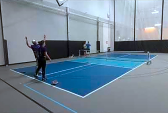 Mixed Doubles Open Court 1 Pickleball Tournament Andrea &amp; Joe Vs Mary &amp; Darren