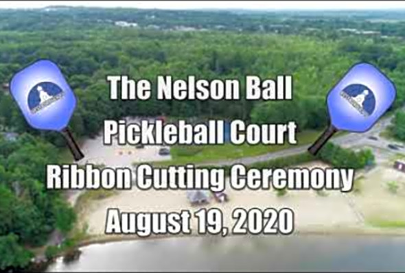 The Nelson Ball Pickleball Courts Ribbon Cutting Ceremony