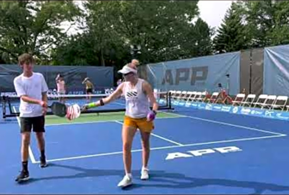 Susannah Barr/Gabriel Tardio vs Katie Gaines/Kaden Seward - APP Chicago Open - Pro Mixed Doubles