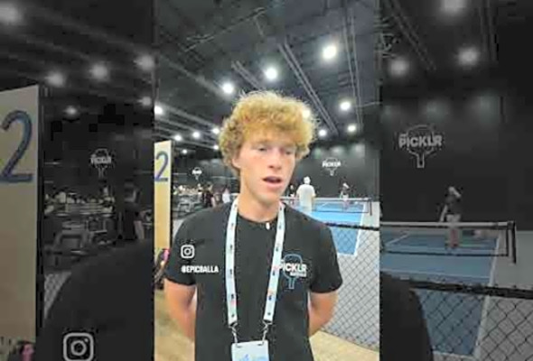 Luke is in the house! #mlp #pickleball #epicballa