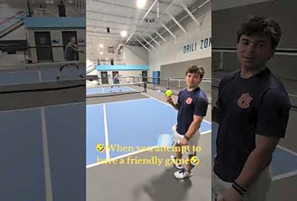 POV of trying to have a friendly game w/ pro Ewa Radzikowska. #pickleball #druh #funny #pickle
