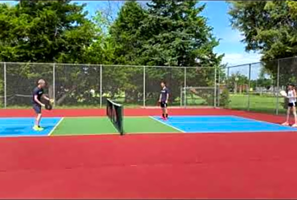 3 Man Pickleball Drill - McClung Academy