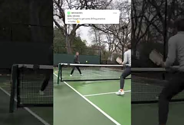 Practice makes progress #pickleball #sports #shorts