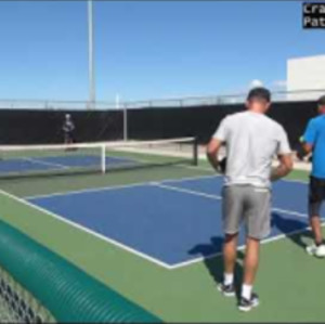 Gold Craig/Mike vs Patrick/Rio (Cabana Cash Game Pickleball 2022/10/22)