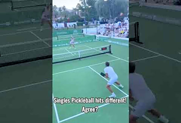 Singles Pickleball Hits Different! Agree?