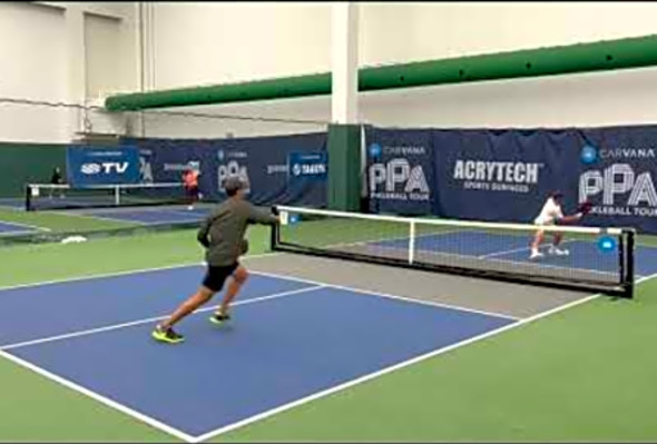 Pro Mens singles. MN PPA indoor national championships.