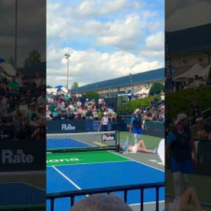 Scary Moment in a Pickleball Match #ppa2025 #courtside #realmoments #Spo...