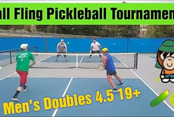 Legends Pickleball Tournament - Men&#039;s Doubles 4.5 19 - Whitcomb &amp; Cvetkov vs. McNally &amp; Strain