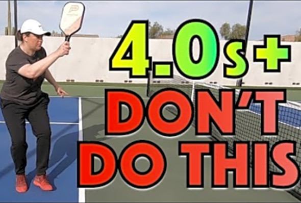 3 Pickleball Shots That Are Hurting Your Game (&amp; preventing you from getting to 4.0)