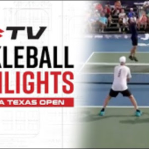 The HEATED Kitchen Line Battle Pickleball Highlight - 2021 PPA Texas Ope...