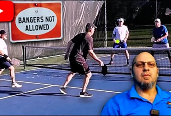 No Bangers here: 5.0 Men&#039;s Pickleball 49 Seniors with commentating