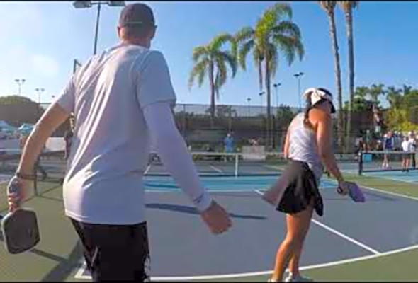 2024 APP Newport Beach Open Pickleball Tournament Mixed Doubles Pro Points Draw R1