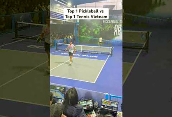 Top 1 Pickleball vs Top 1 Tennis Vietnam #shorts #livepickle